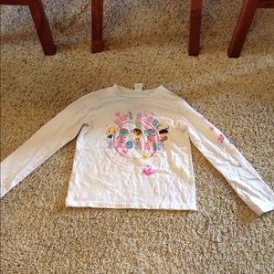 Girl Scout brownie shirt with sleeve design